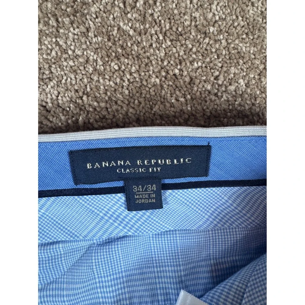 Banana Republic Classic Fit Light Gray Dress Pants‎ Men's Size 34x34
